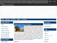 Tablet Screenshot of comune.mandas.ca.it