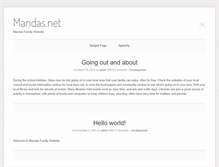 Tablet Screenshot of mandas.net